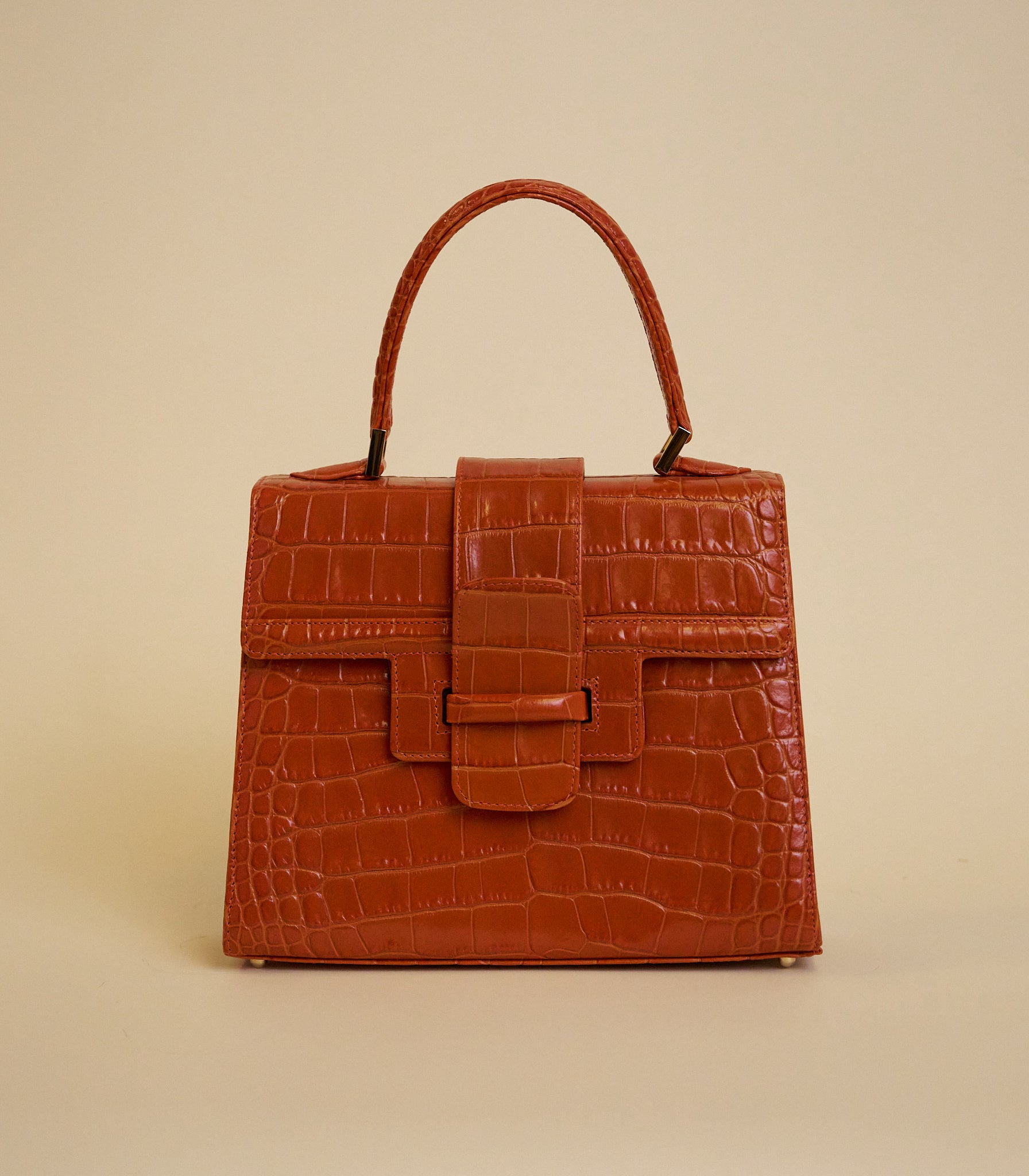 VENEZIA MADE IN ITALY Spectators Red Croc & Leather Tie Up Men’s Size 11.5 or 12 Ferrari Red Mock Crocodile Leather Belt | Men main image 3